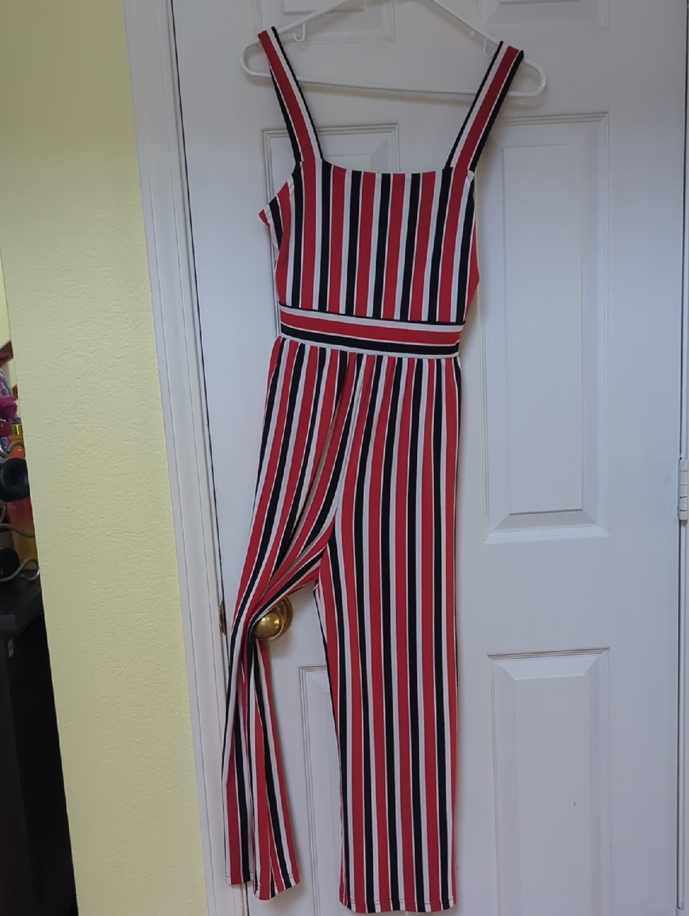 Express Women's Striped Red & Black  Jumpsuit/romper size XS